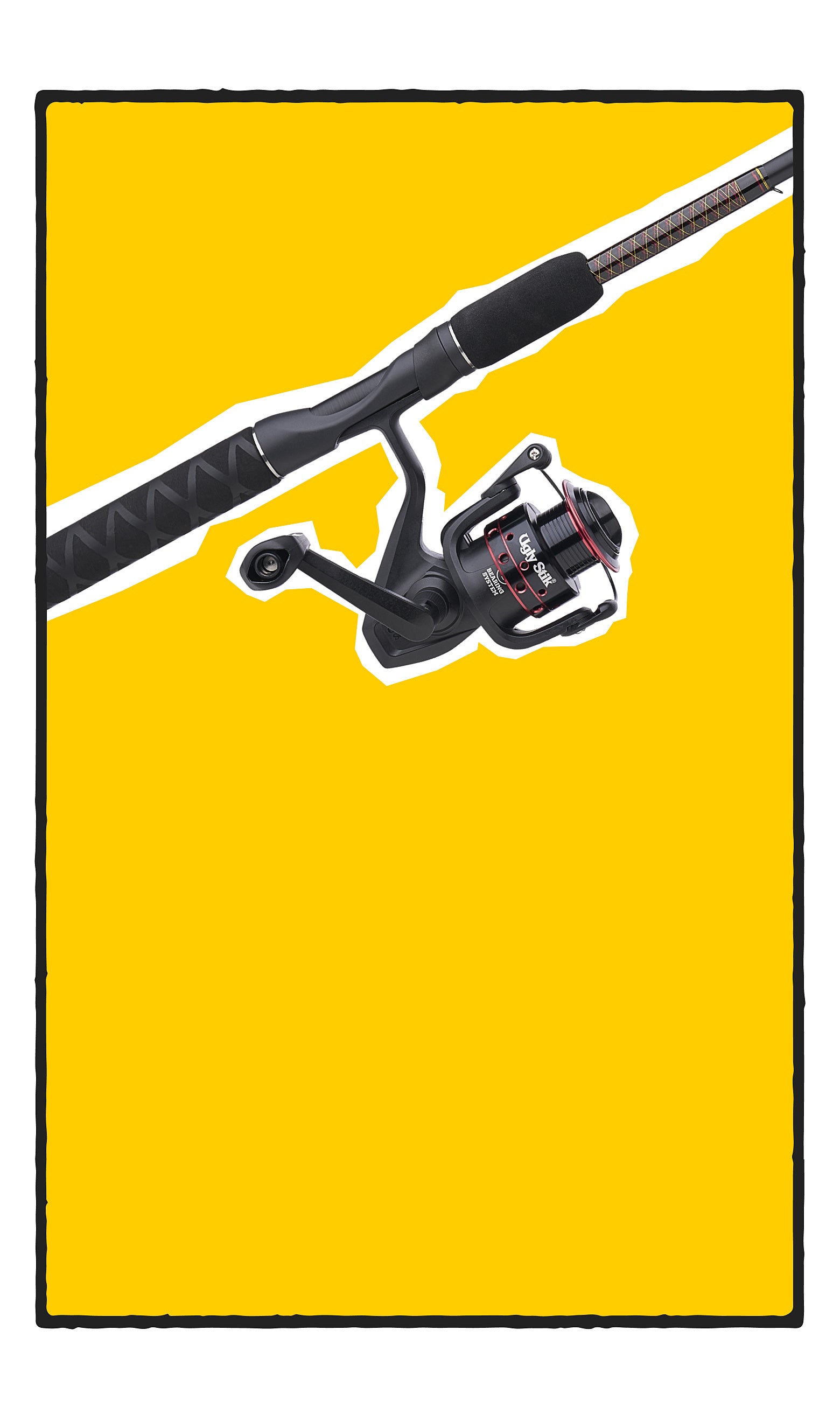 【超美品/レア】Ugly Stik ロッド& SHIMANO リール セット UglyStik Shakespeare USSP481UL/20CBO Ugly Stik GX2 1-Piece Fishing