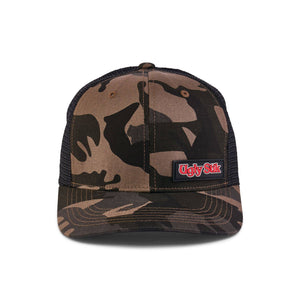 Ugly Stik Black Camo Rubber Patch Trucker