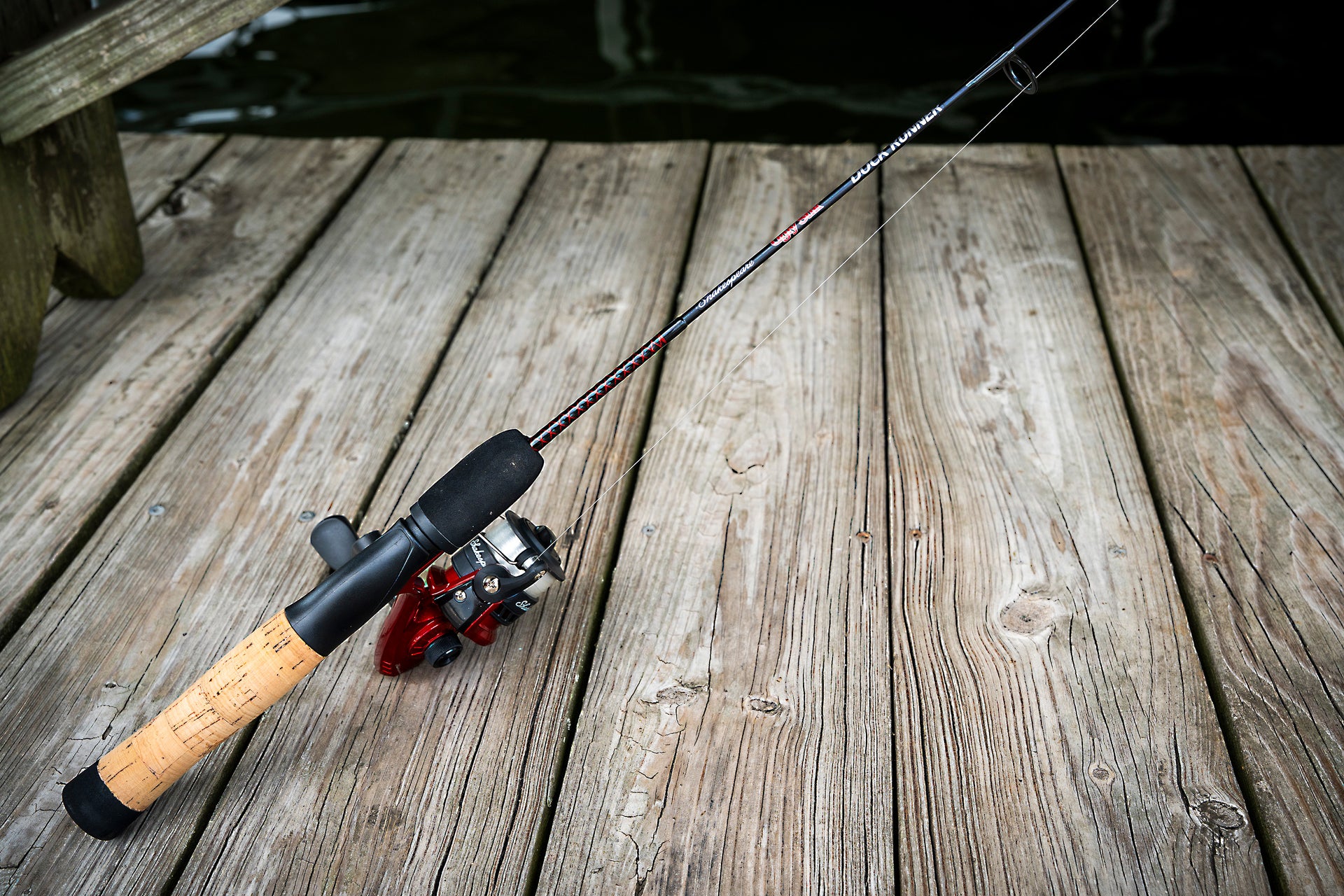Ugly Stik Dock Runner on a pier
