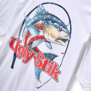 Ugly Stik Redfish Flag Americana T-Shirt