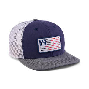Rod Flag Patch Trucker |Ugly Stik® 