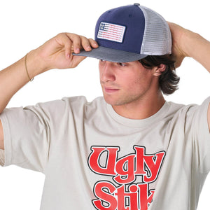 Rod Flag Patch Trucker |Ugly Stik® 