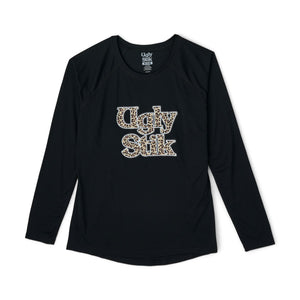 Ugly Stik Women's Cheetah Print Logo UPF Shirt